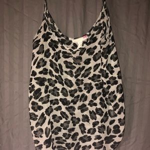 Cheetah print tank